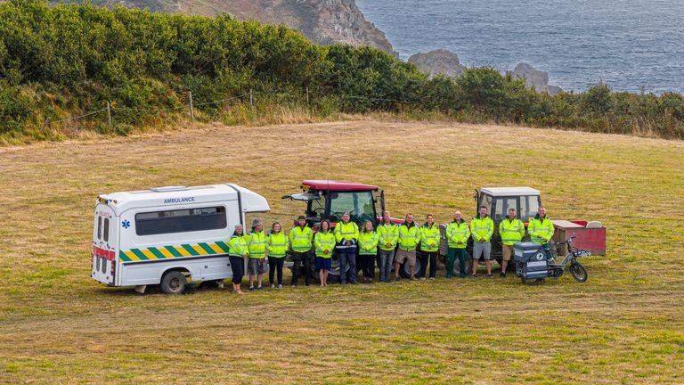 The Sark medical team who helped save Deborah's life