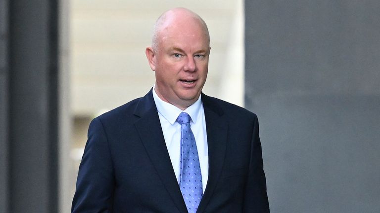 Simon Patterson outside of court in May. Pic: AP