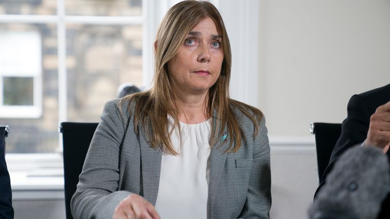 Tracy Scott, Ethan's mother. Pic: PA