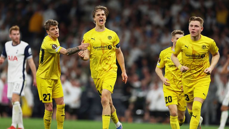 Ulrik Saltnes has become a key player for Bodo/Glimt and scored against Spurs in last season's Europa League