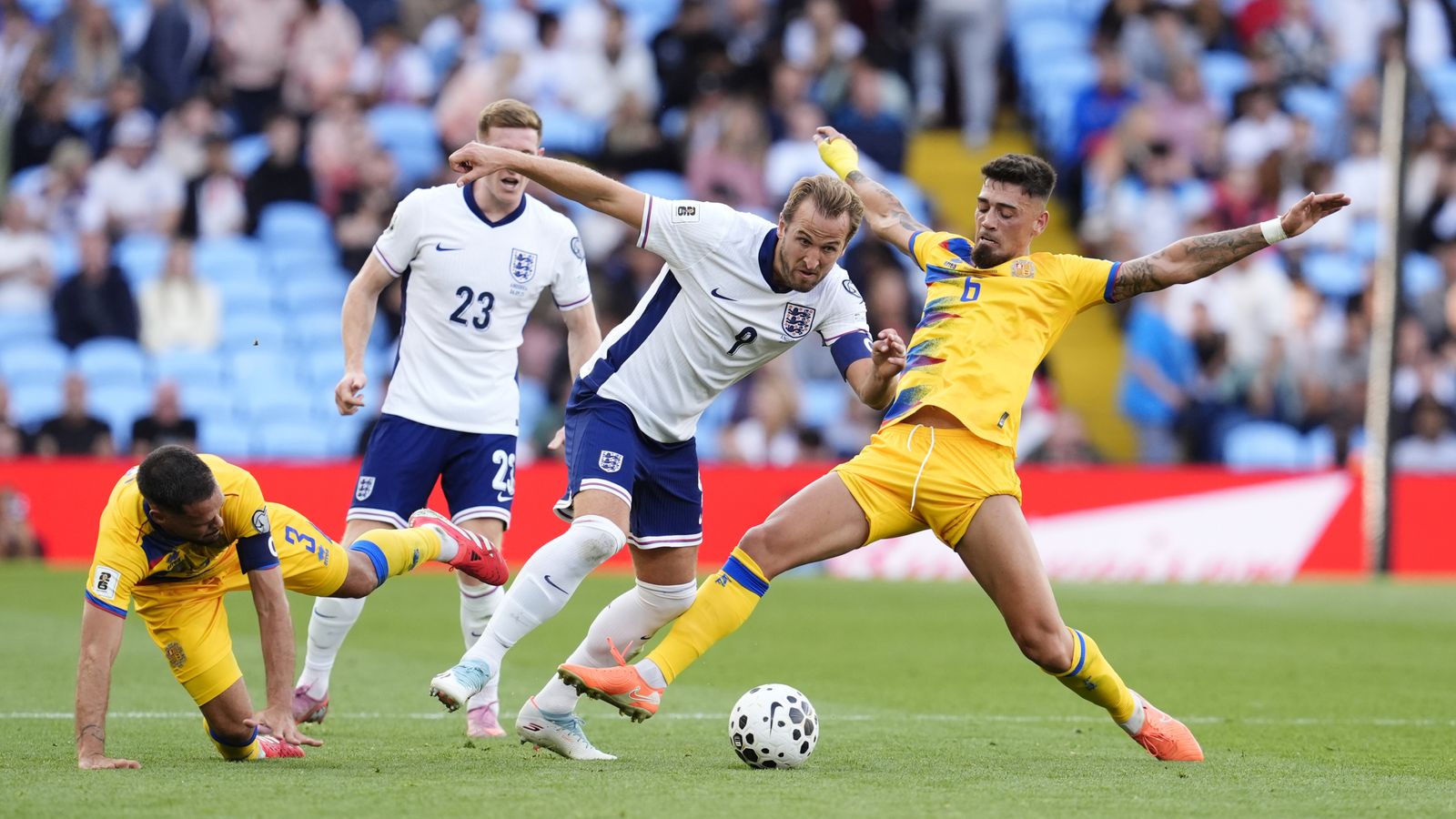 England's Harry Kane against Andorra