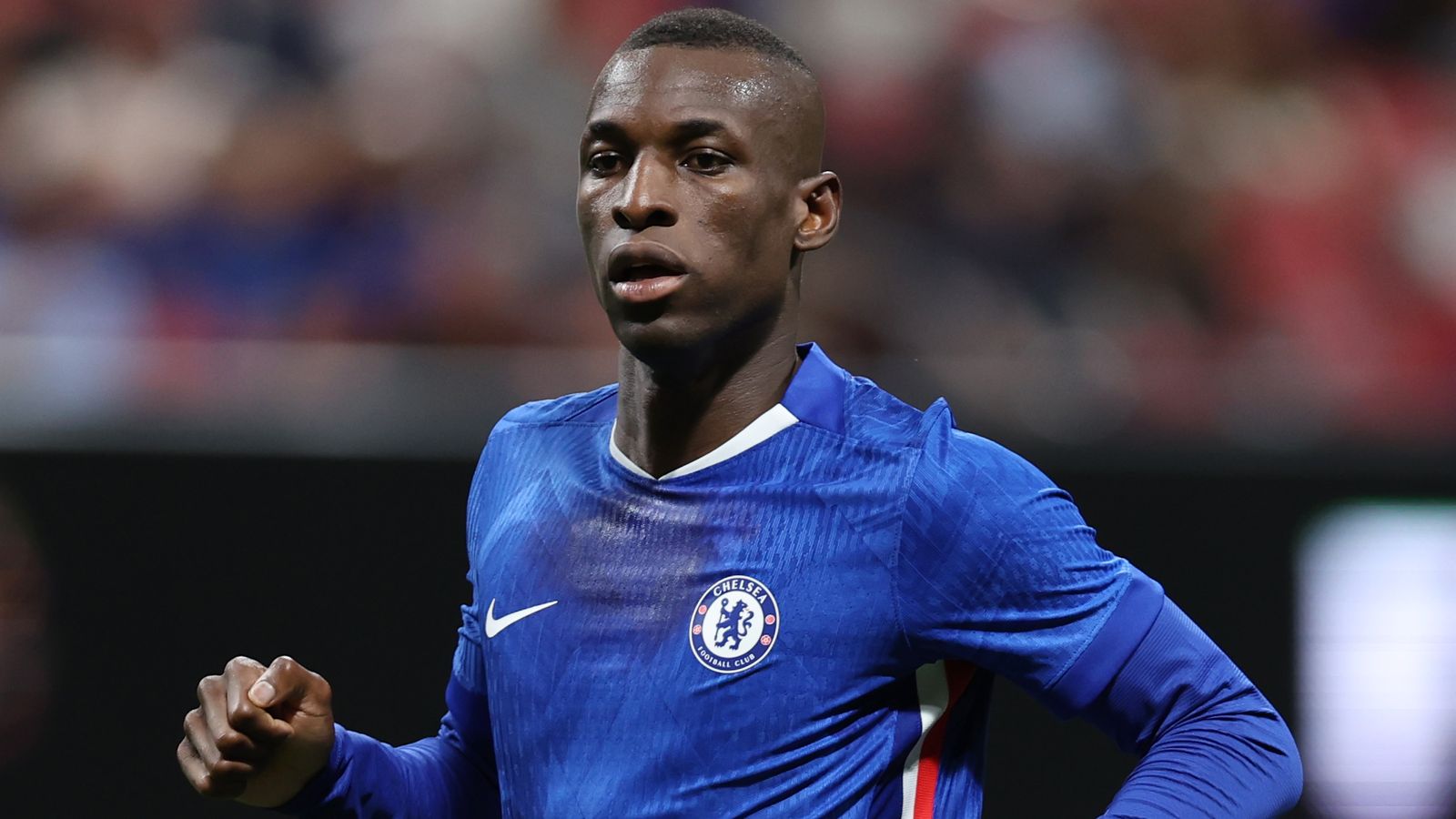 Nicolas Jackson playing for Chelsea against LAFC in the Club World Cup