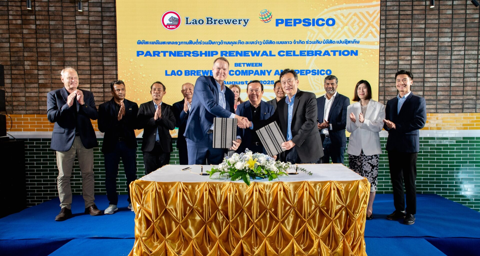 Newsroom » Lao Brewery Co., Ltd. extends its partnership with PepsiCo for another 15 years « Carlsberg Group
