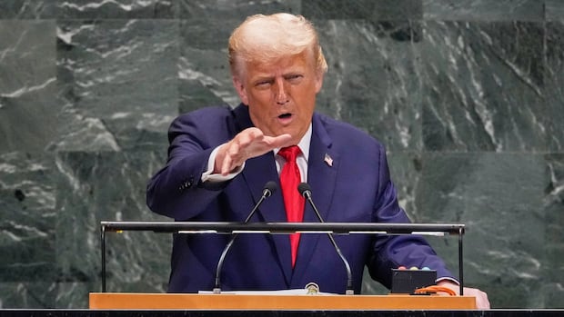 Trump tells UN General Assembly immigration, green energy policies 'destroying' the world