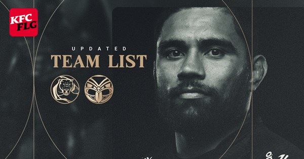 Updated NRL Team List: Finals Week One - Penrith Panthers