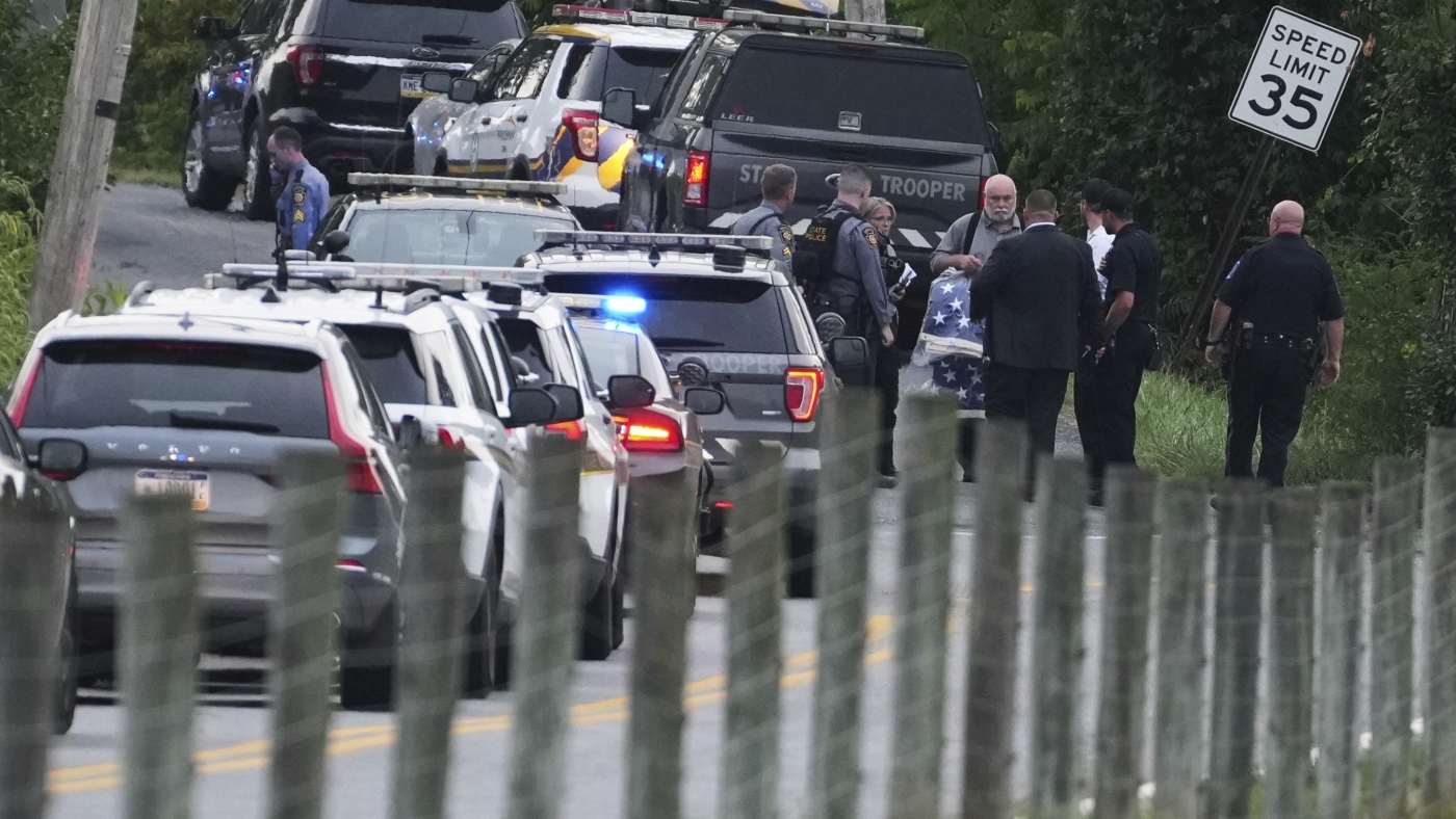 3 officers killed, 2 injured in Pennsylvania shooting : NPR