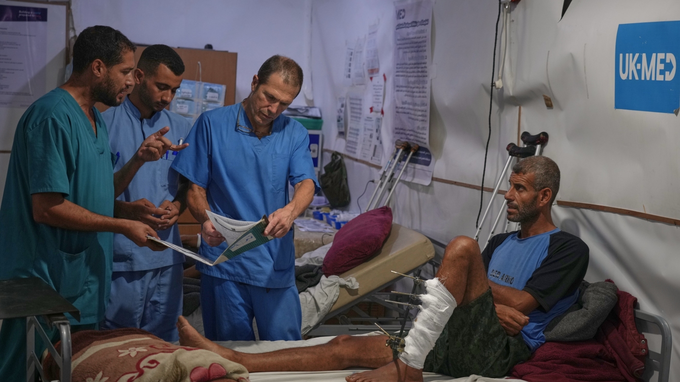 Palestinian death toll tops 66,000 as Netanyahu prepares to meet Trump : NPR