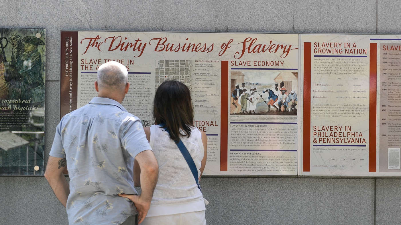 Trump moves to scrub national parks sites of signs that cast America in a “negative light” : NPR