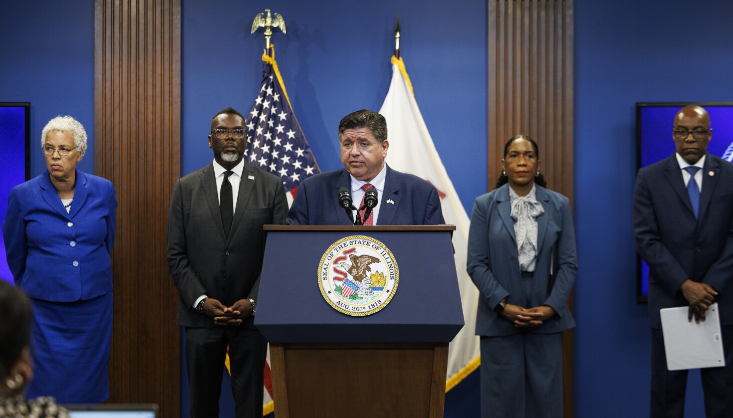Pritzker slams feds' silence on fatal ICE shooting in Franklin Park