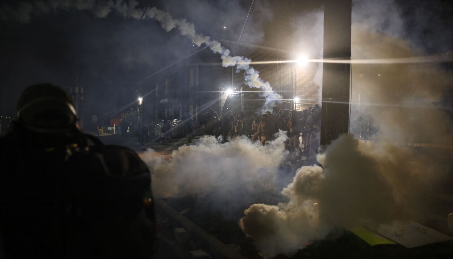 Congressional candidate thrown to ground, protesters tear gassed in clashes at Broadview ICE facility