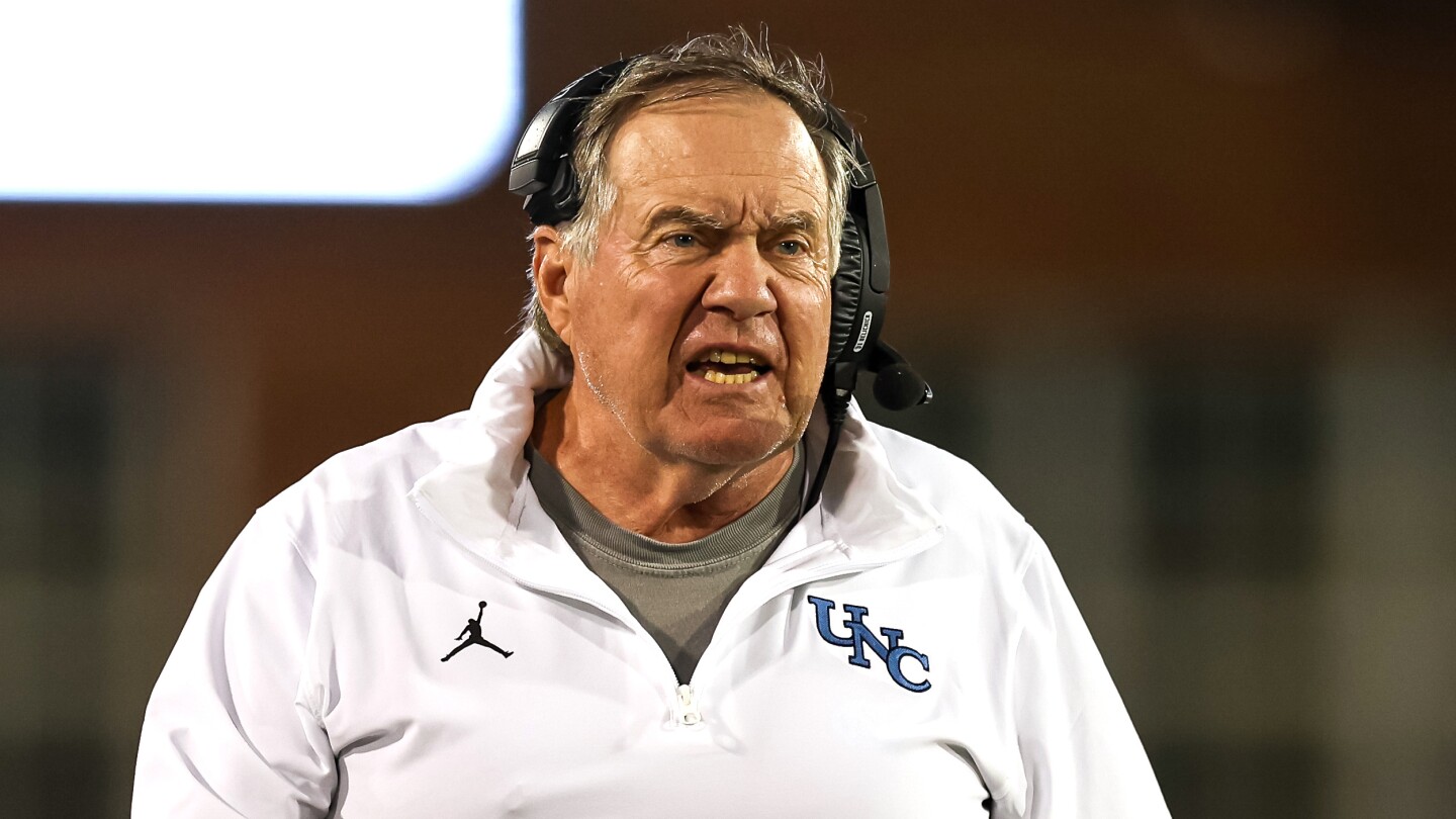 Bill Belichick gets his first college win