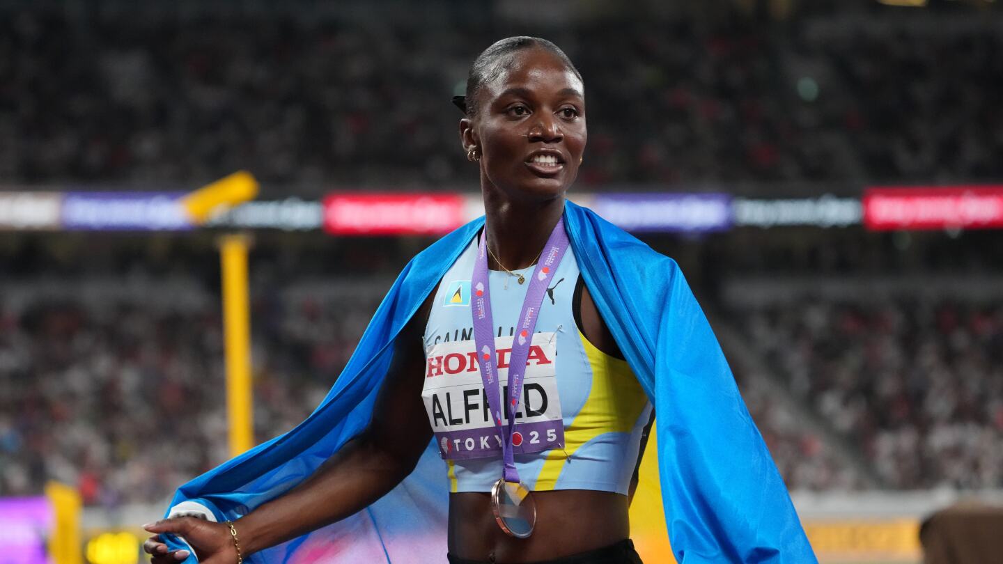 Julien Alfred out of world championships 200m due to injury