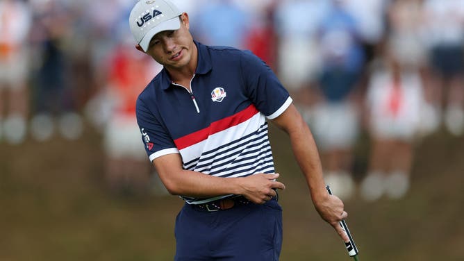 Collin Morikawa in the Ryder Cup