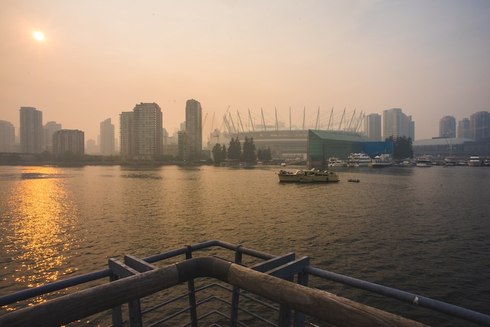 Vancouver weather: Air quality warning issued due to smoke