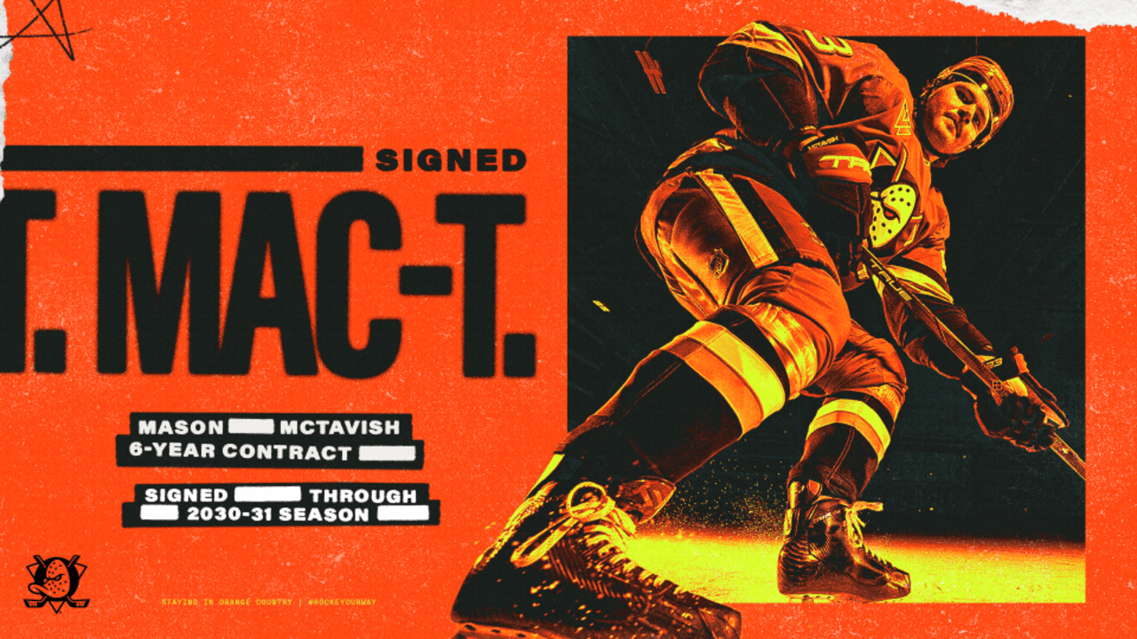 Ducks Sign McTavish to Six-Year Contract