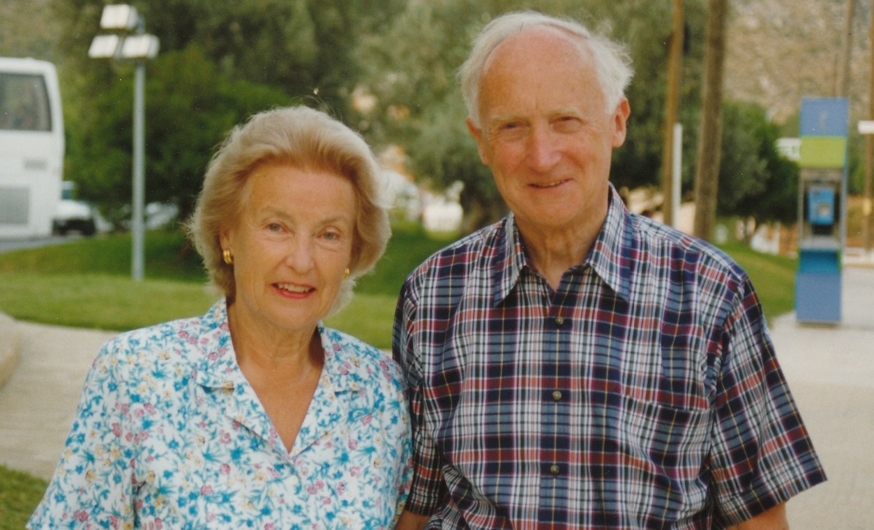 Sir Peter Baxendell with his wife Rosemary.