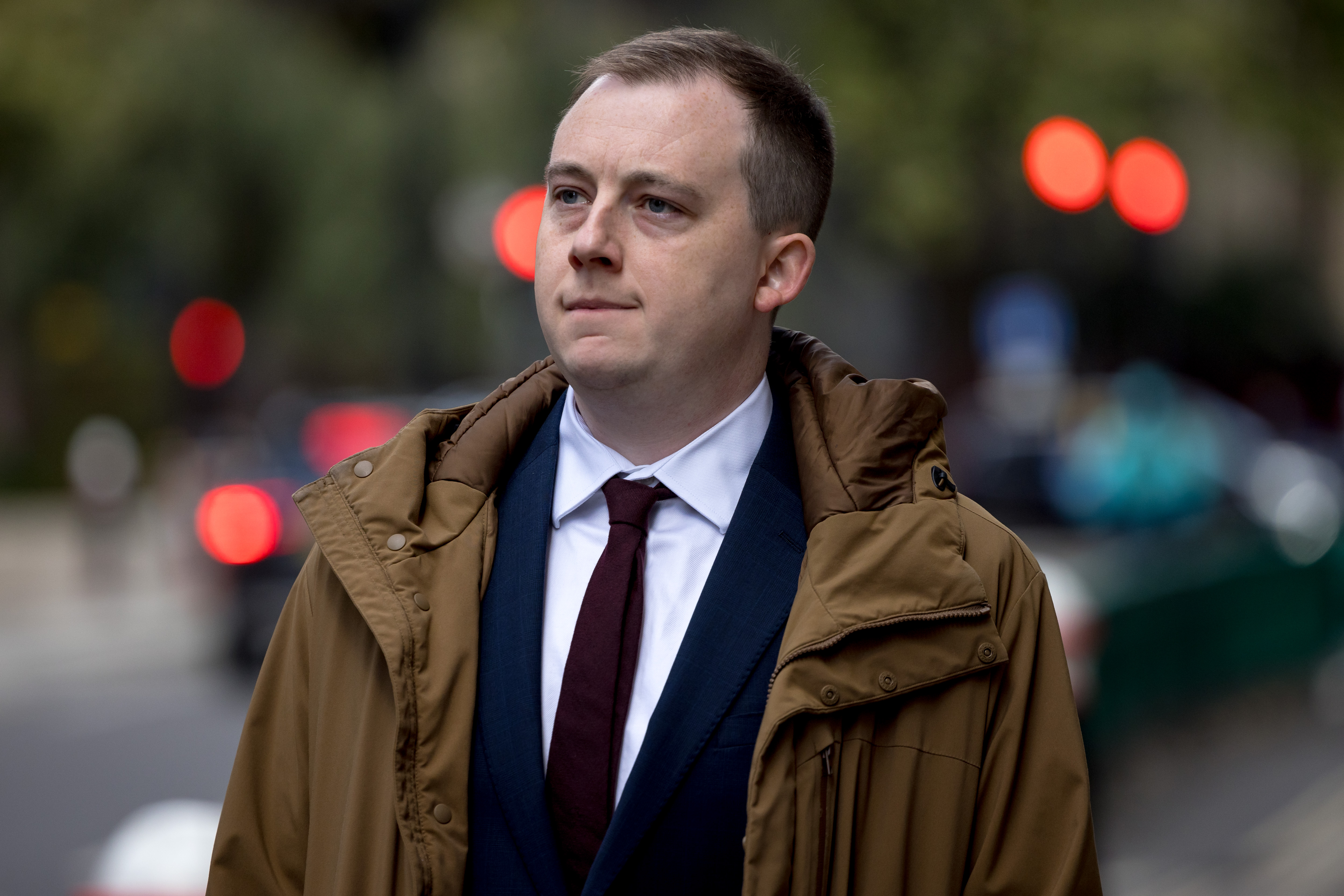 Christopher Berry arriving at the Old Bailey in London.