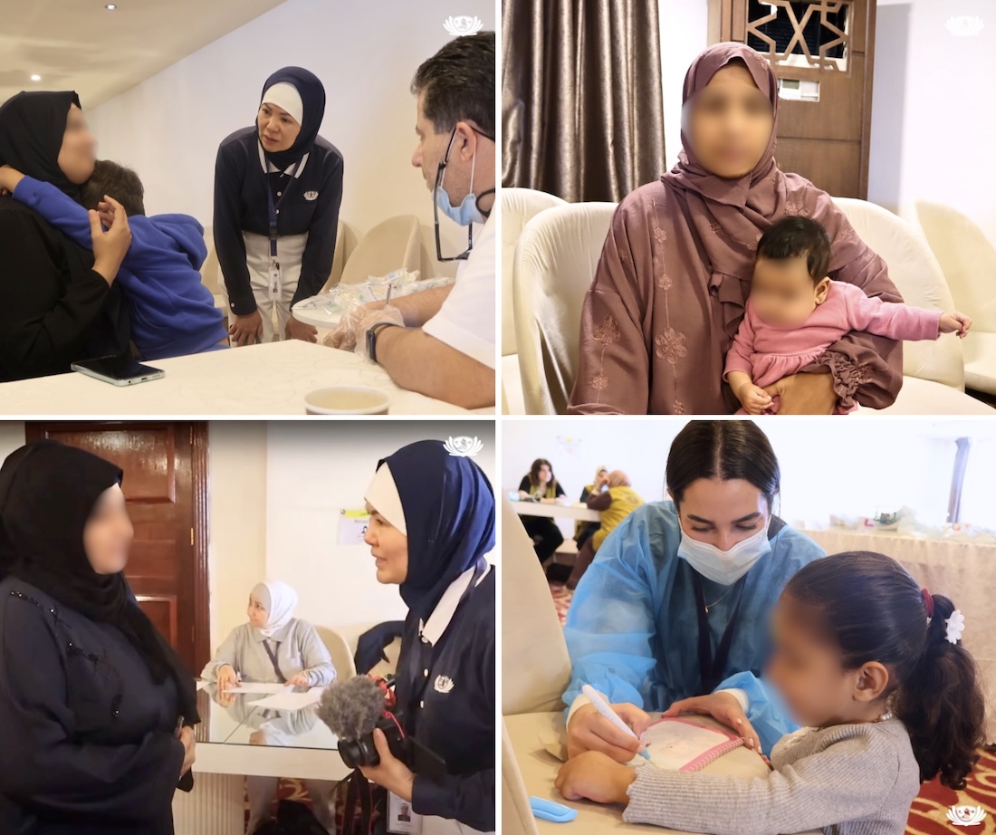 Engaged Buddhism: Tzu Chi Volunteers Offer Free Dental Care for Displaced Gaza Families in Jordan