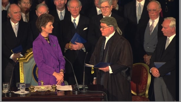 Mary Robinson's inauguration