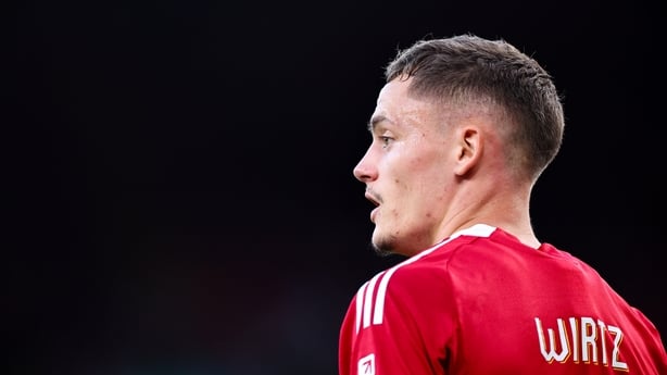 Florian Wirtz of Liverpool during the pre-season friendly match between Liverpool v Athletic Club Bilbao at Anfield 