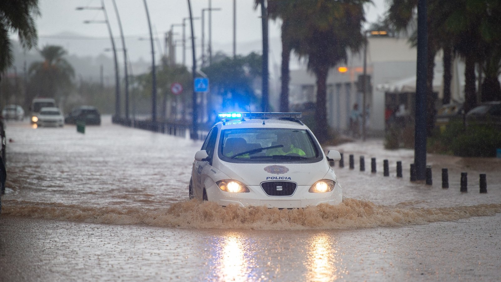Schools closed on Ibiza as torrential rain causes floods