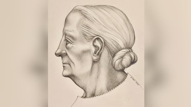 A forensic specialist in facial reconstruction completed an illustration of the dead woman 2