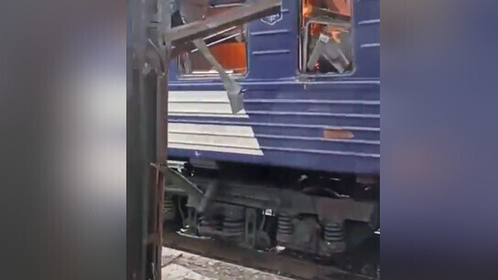 Russian strike hits Ukrainian passenger train