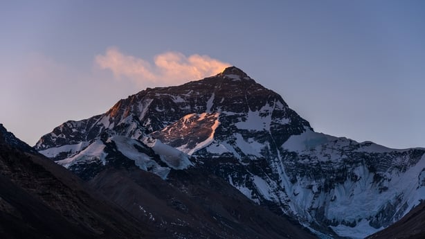 This is Mount Everest as seen from the Tibetan side of China
