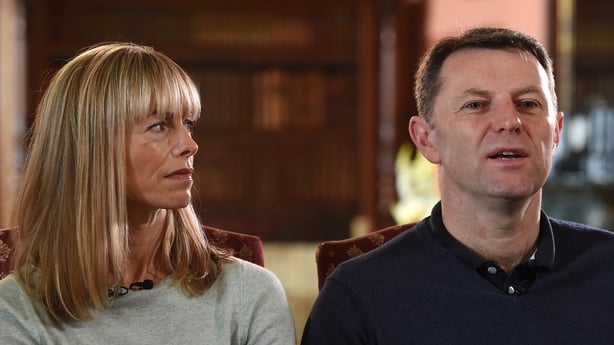 Kate and Gerry McCann pictured in 2017