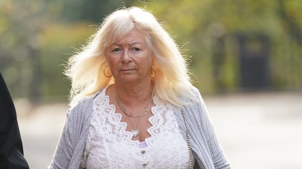 Karen Spragg arrives at Leicester Crown Court