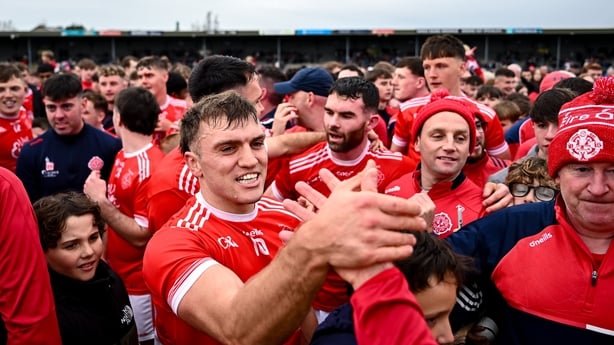 Shane O'Donnell of Éire Óg Ennis celebrates after winning 2025 Clare hurling title
