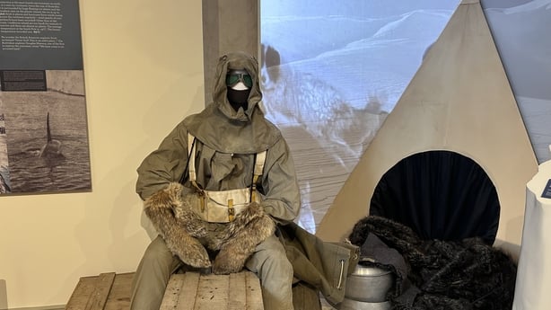 An artefact from the Ernest Shackleton museum in Athy