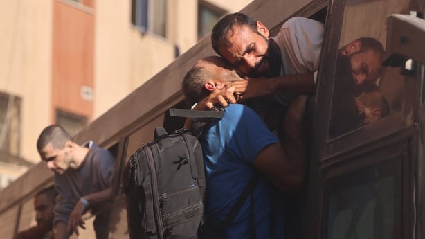 A Palestinian released from Israeli prisons under a Gaza ceasefire and hostage exchange deal 