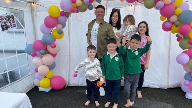 Megan Flaherty and family