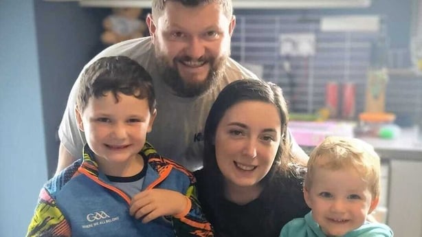 Jason Kelly and family