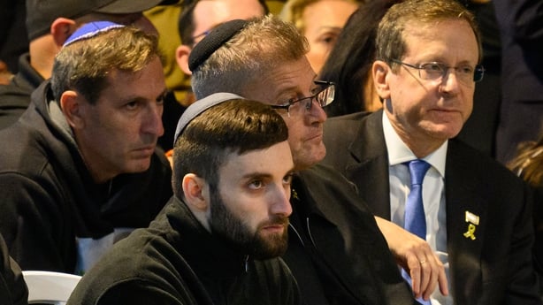 Mourners attend a funeral in Israel