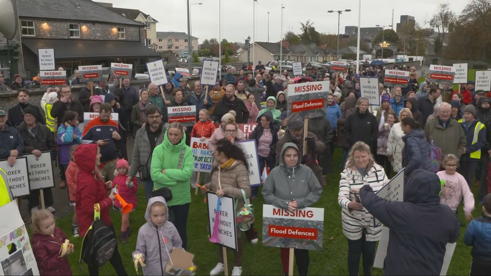 Hundreds in Cork staged protest for better flood defences