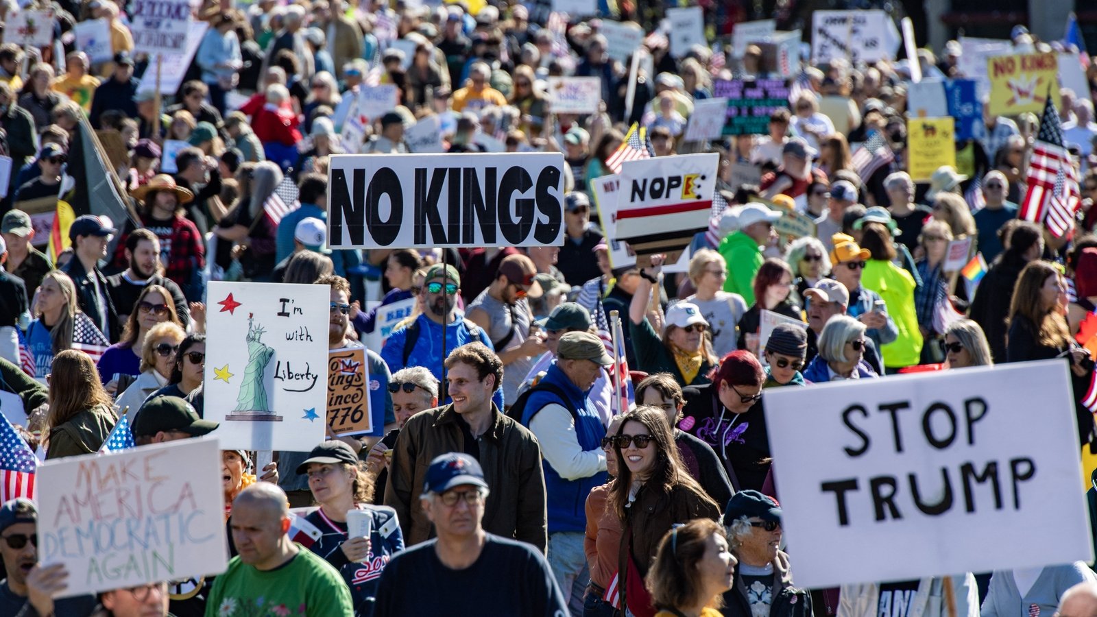 'No Kings' protest driven by profoundly American impulse