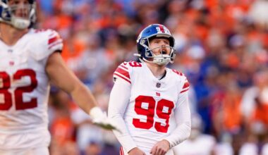 Giants cut Jude McAtamney after loss to Broncos