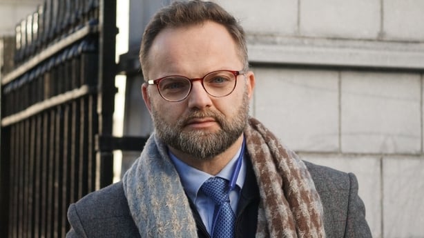 Pilot Michal Luczak - aged 44 - who denies importing €8 million cocaine into the Midlands in 2022, leaving Mullingar Circuit Criminal Court - Pic credit Tom Tuite