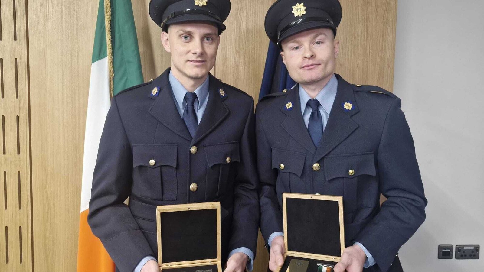 Gardaí awarded for bravery in the line of duty
