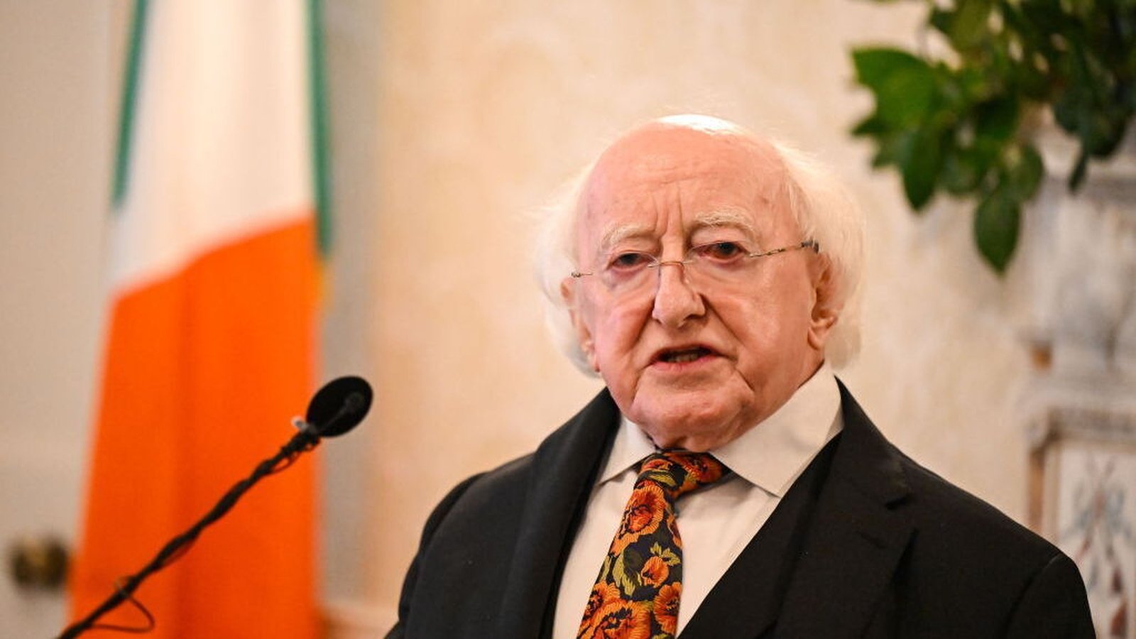 President Higgins' condition improves, treatment ongoing