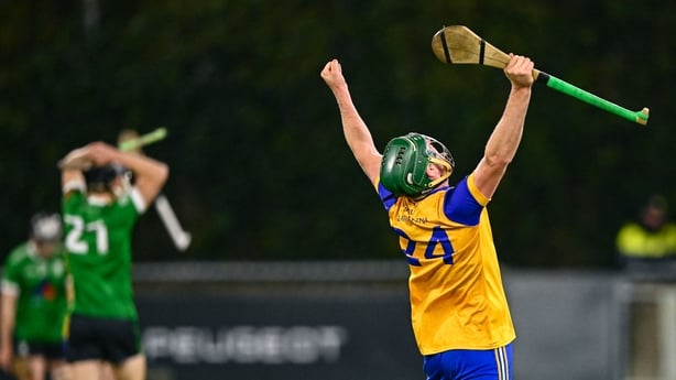 25 October 2025; Charlie McCarthy of Na Fianna celebrates after his side's victory in the Dublin County Senior Club Hurling Championship final match between Na Fianna and Lucan Sarsfields at Parnell Park in Dublin. Photo by Piaras Ó Mídheach/Sportsfile