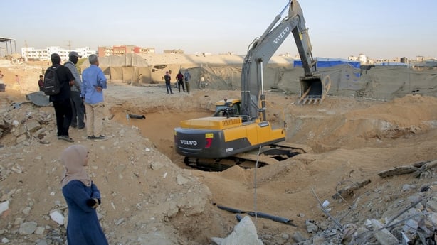 Search efforts for the remains of Israeli hostages in Gaza 