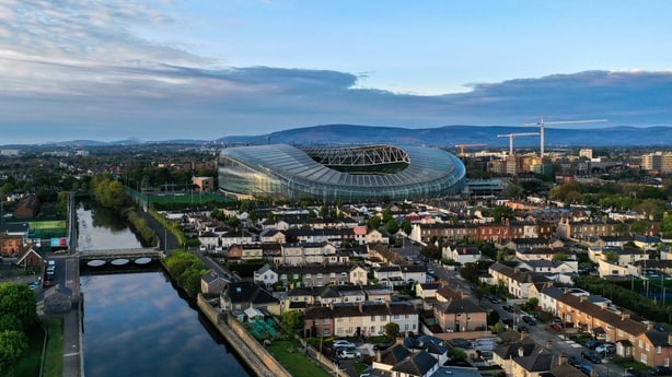 3 May 2020; A general view of the Aviva Stadium in Dublin. Photo by Ramsey Cardy/Sportsfile