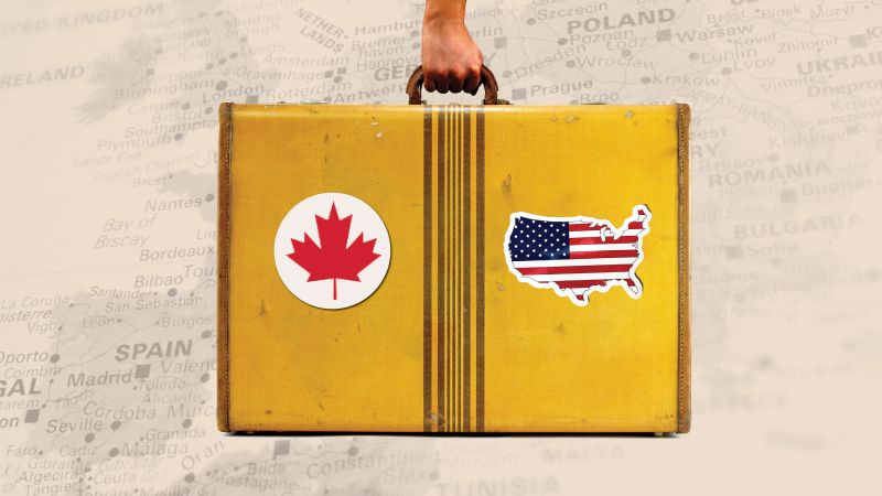 Are American tourists easily distinguishable from Canadians? Let the debate begin