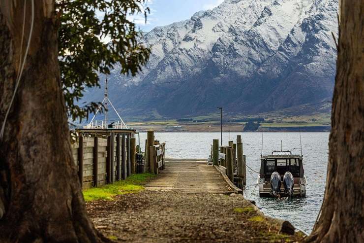 Queenstown’s Cecil Peak Station offers 13,400ha of leasehold and freehold land on Lake Wakatipu and is on the market for the first time since 1991. Photo / Supplied