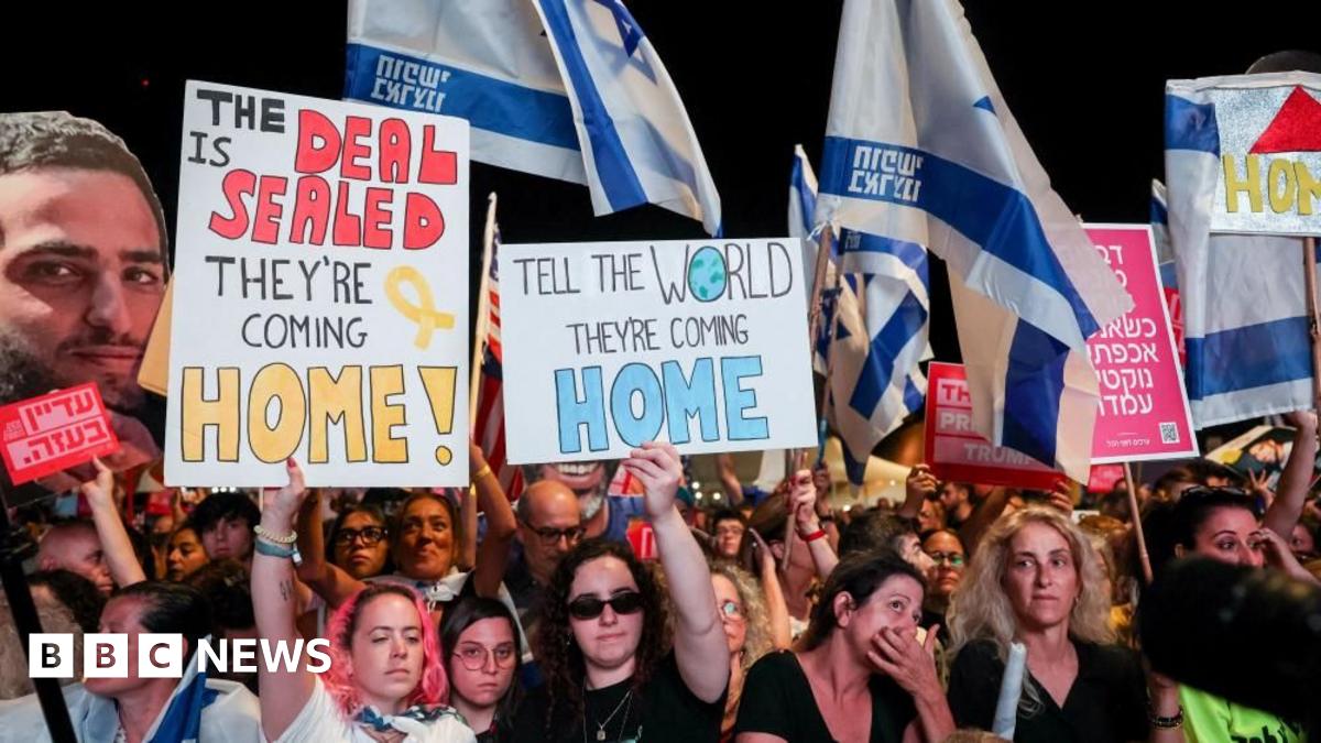 Trump says 'war is over' in Gaza as Israel awaits release of hostages - follow live