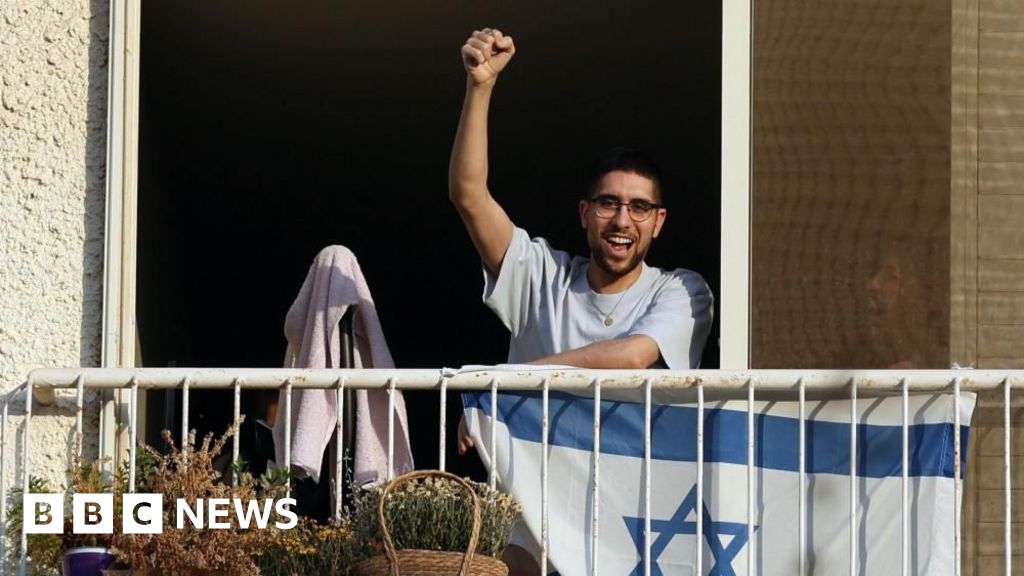 Freed Israeli hostage Evyatar David who was forced to dig own grave is 'growing back to his old self', father says