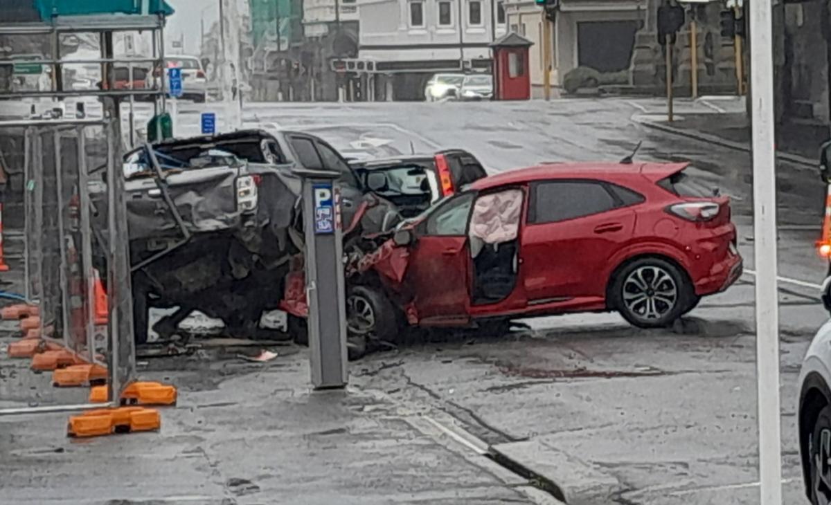 One seriously hurt in central city crash